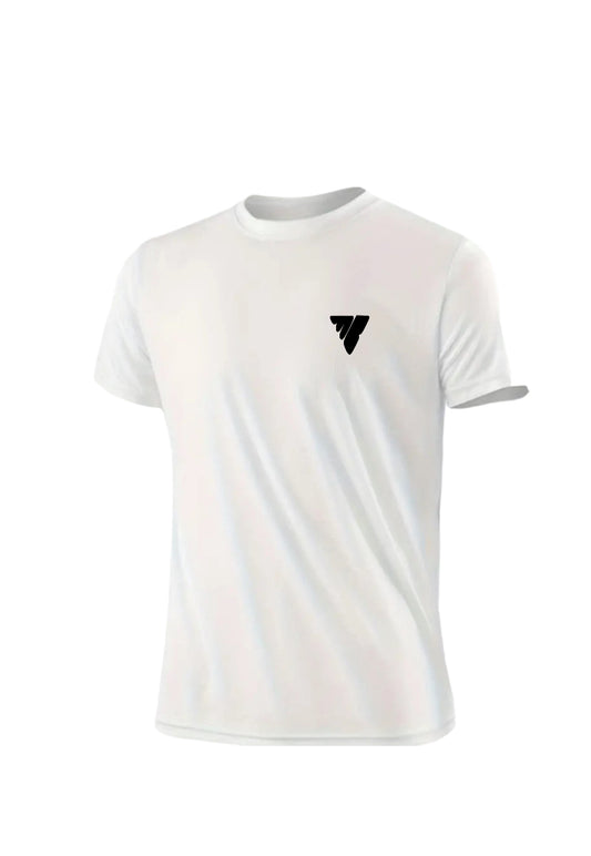 SPORT T-SHIRT Weiss mit Logo